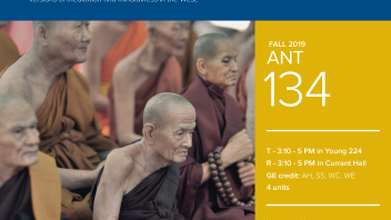 Fall 2019 UC Davis University Honors Program Course: ANT 134