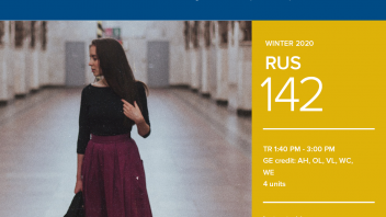 Winter 2020 University Honors Program Course: RUS 142