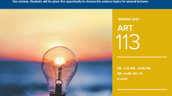 Winter 2021 University Honors Program Course: ART 113