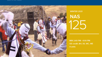 Winter 2021 University Honors Program Course: NAS 125