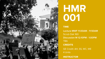 Fall 2023: HMR001 Flyer