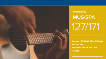 Winter 2022: MUS127 SPA171