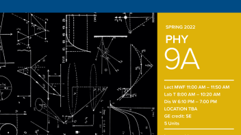 Spring 2022: PHY9A