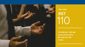Fall 2022 RST 110 Flyer