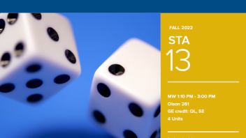 Fall 2022 STA 13 Flyer