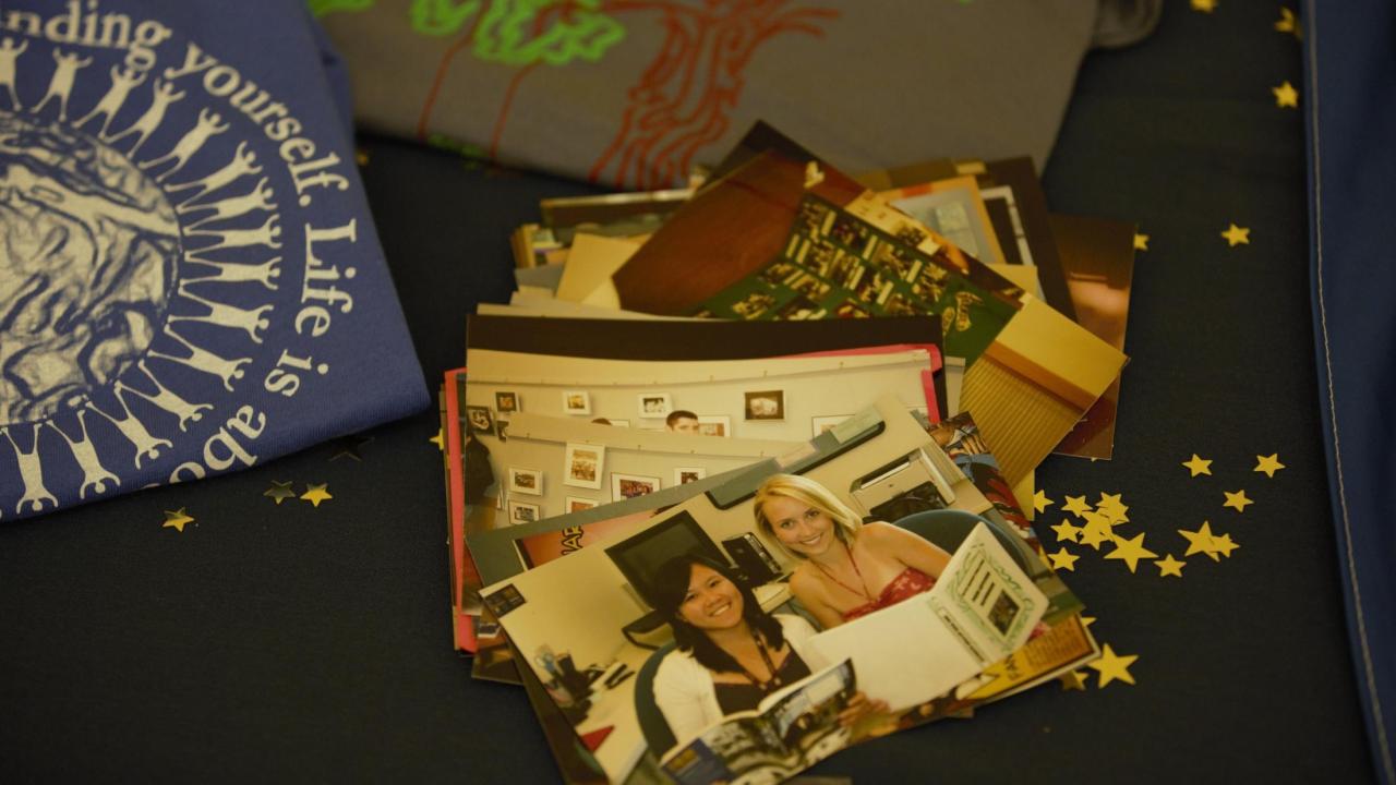 Memorabilia from the Honors 50th event on October 11, 2019. Photo by Daniel Oberbauer Memorabilia from the Honors 50th event on October 11, 2019. Photo by Daniel Oberbauer