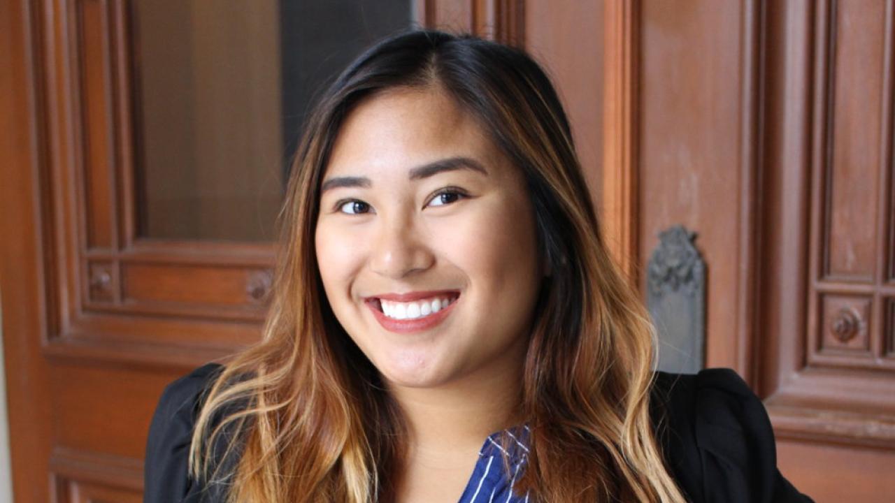 2018 UC Davis University Honors Program junior Romae Aquino