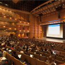 Students attend a recent class in the Mondavi Center for the Performing Arts. (UC Davis/Gregory Urquiaga)